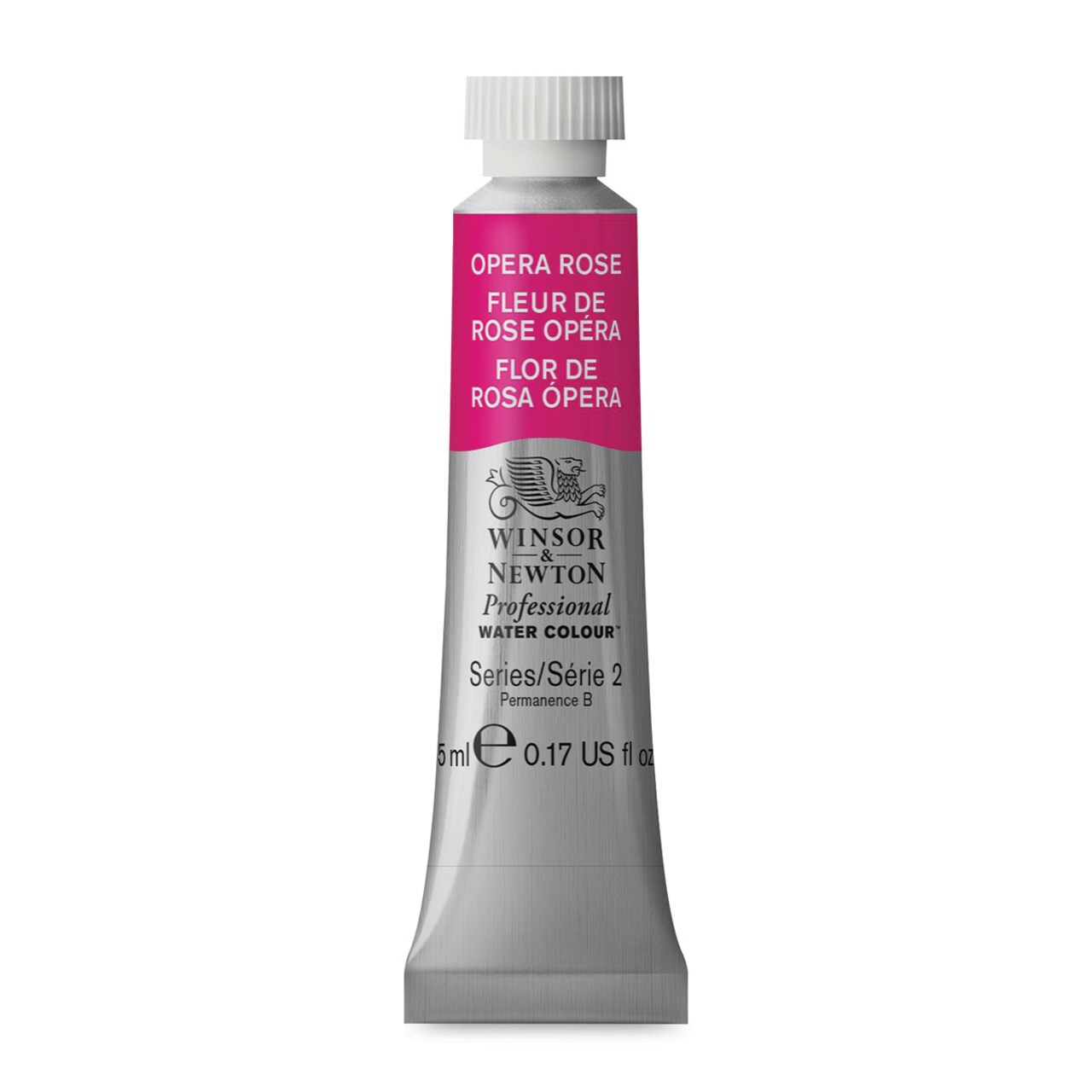 Winsor & Newton Professional Watercolor - Opera Rose, 5 ml Tube